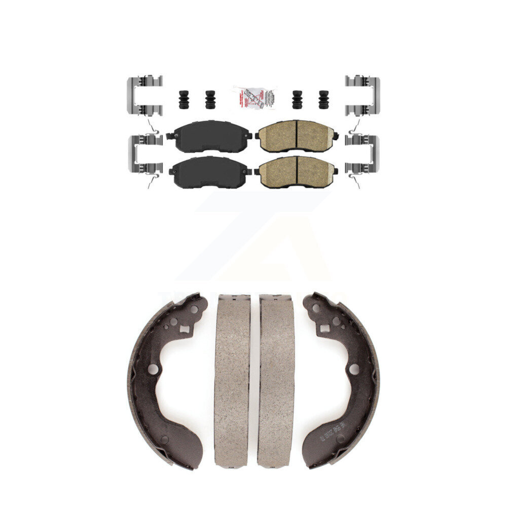 Transit Auto - KNN-100243 - Front and Rear Disc Brake Pad Kits