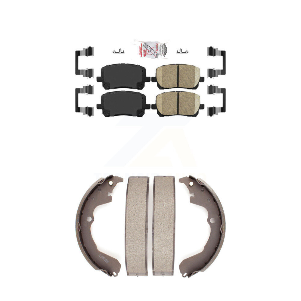 Transit Auto - KNN-100248 - Front and Rear Disc Brake Pad Kits