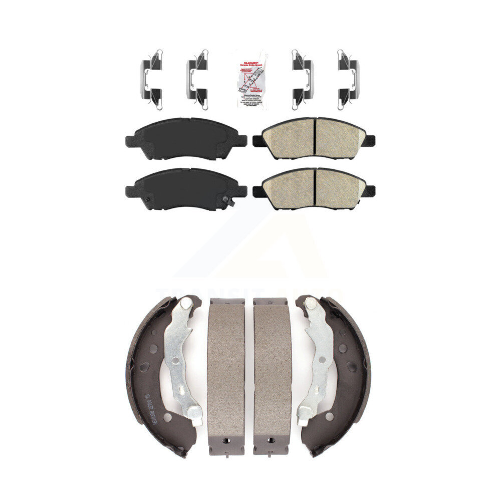 Transit Auto - KNN-100260 - Front and Rear Disc Brake Pad Kits