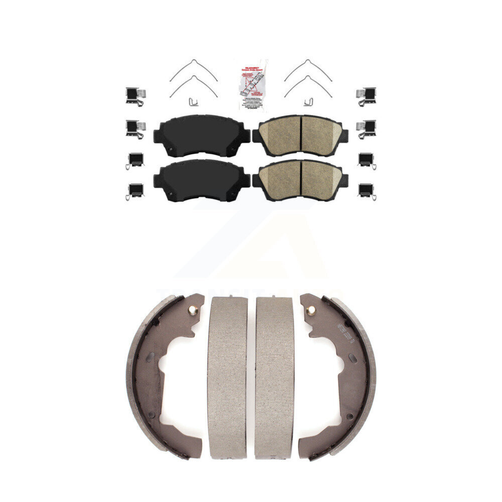 Transit Auto - KNN-100273 - Front and Rear Disc Brake Pad Kits