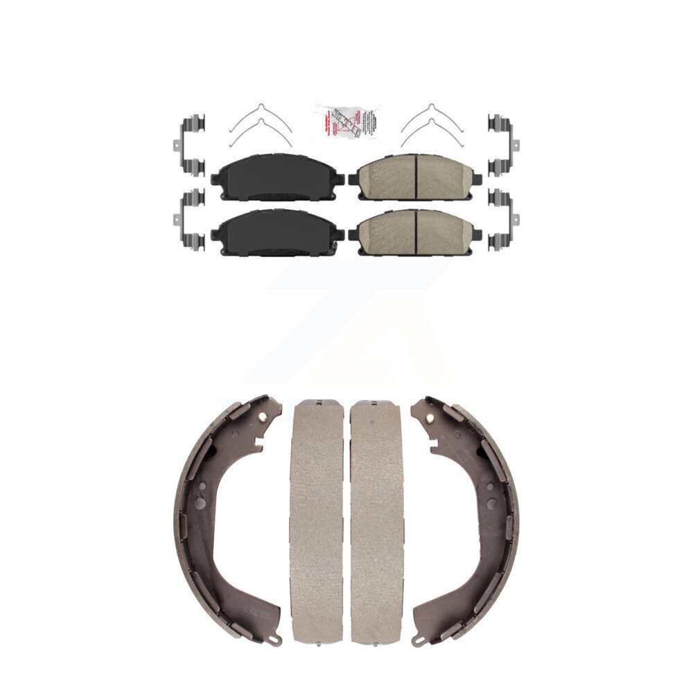 Transit Auto - KNN-100279 - Front and Rear Disc Brake Pad Kits