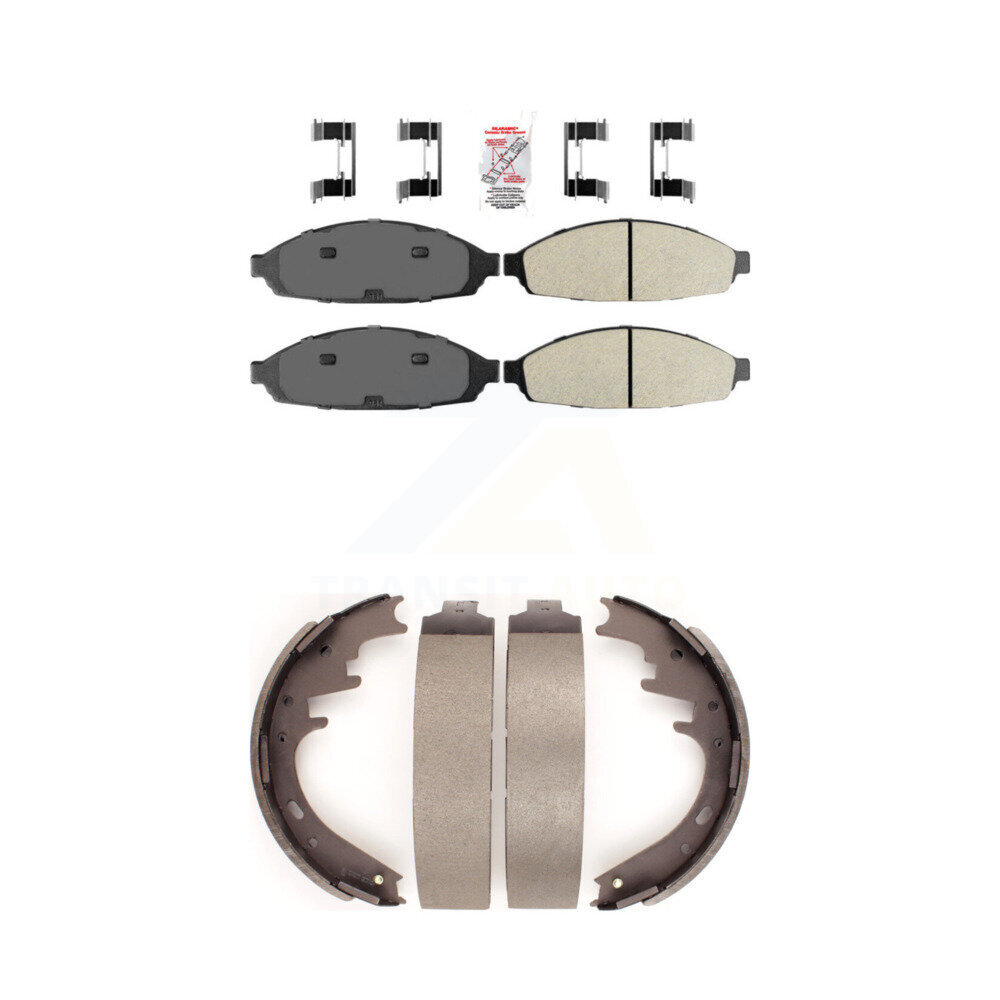 Transit Auto - KNN-100285 - Front and Rear Disc Brake Pad Kits