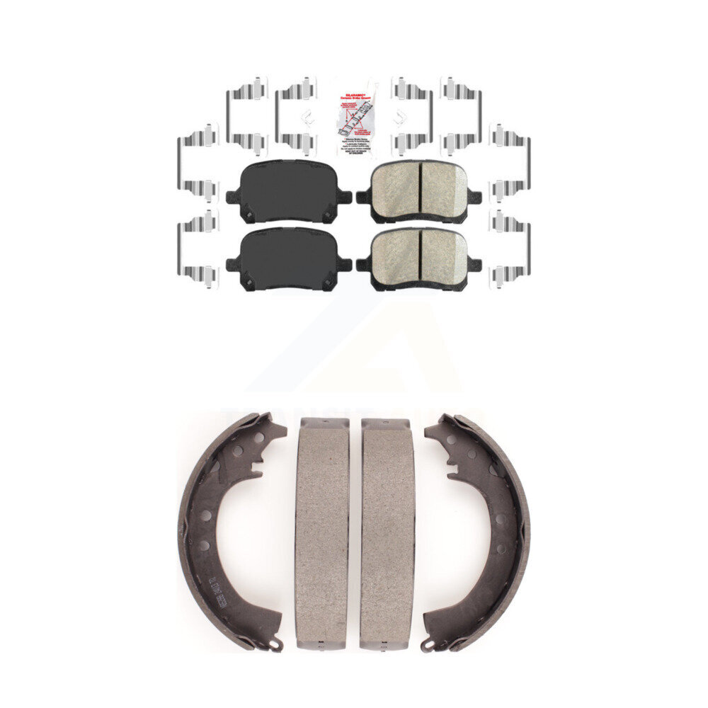 Transit Auto - KNN-100290 - Front and Rear Disc Brake Pad Kits
