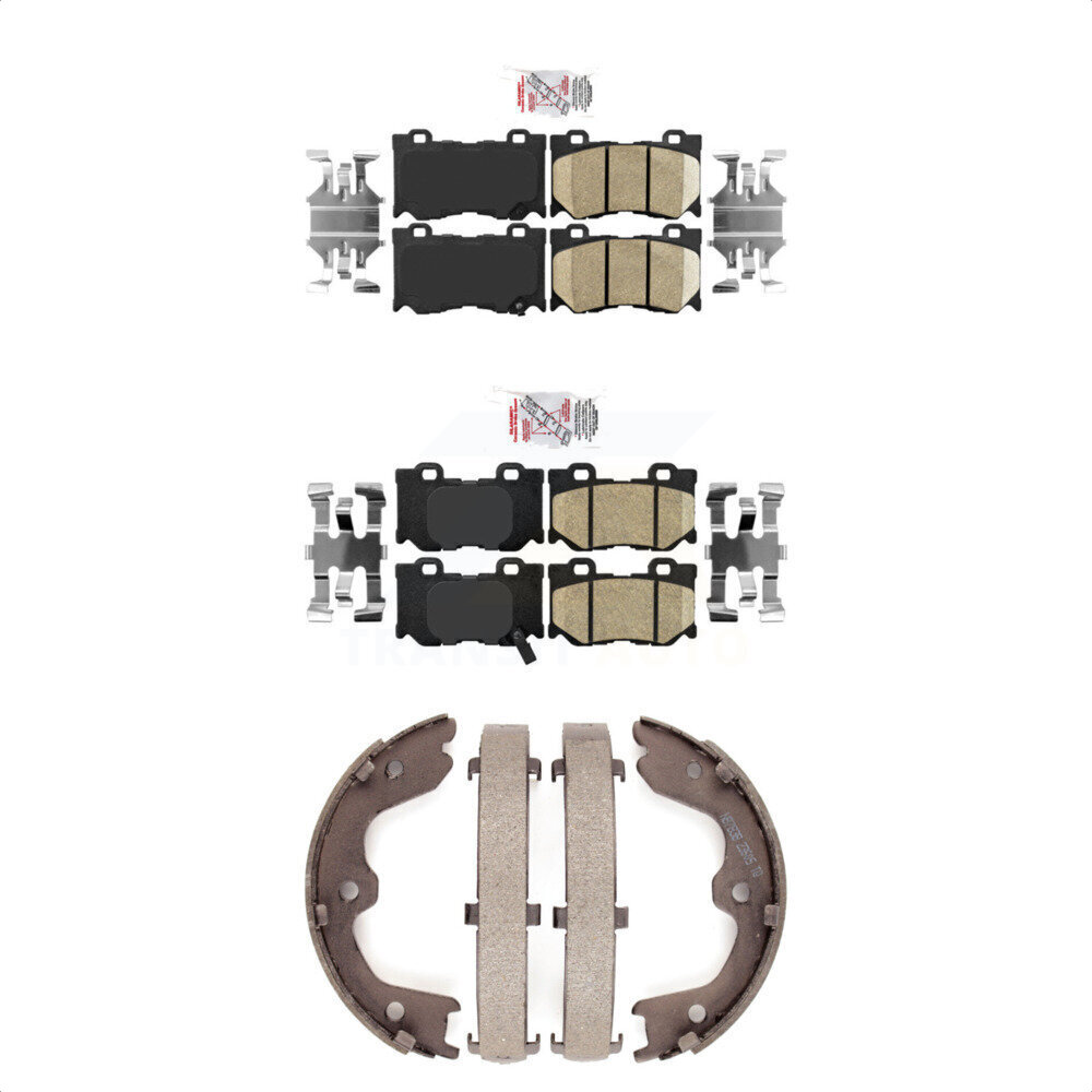 Transit Auto - KNN-100308 - Front and Rear Disc Brake Pad Kits