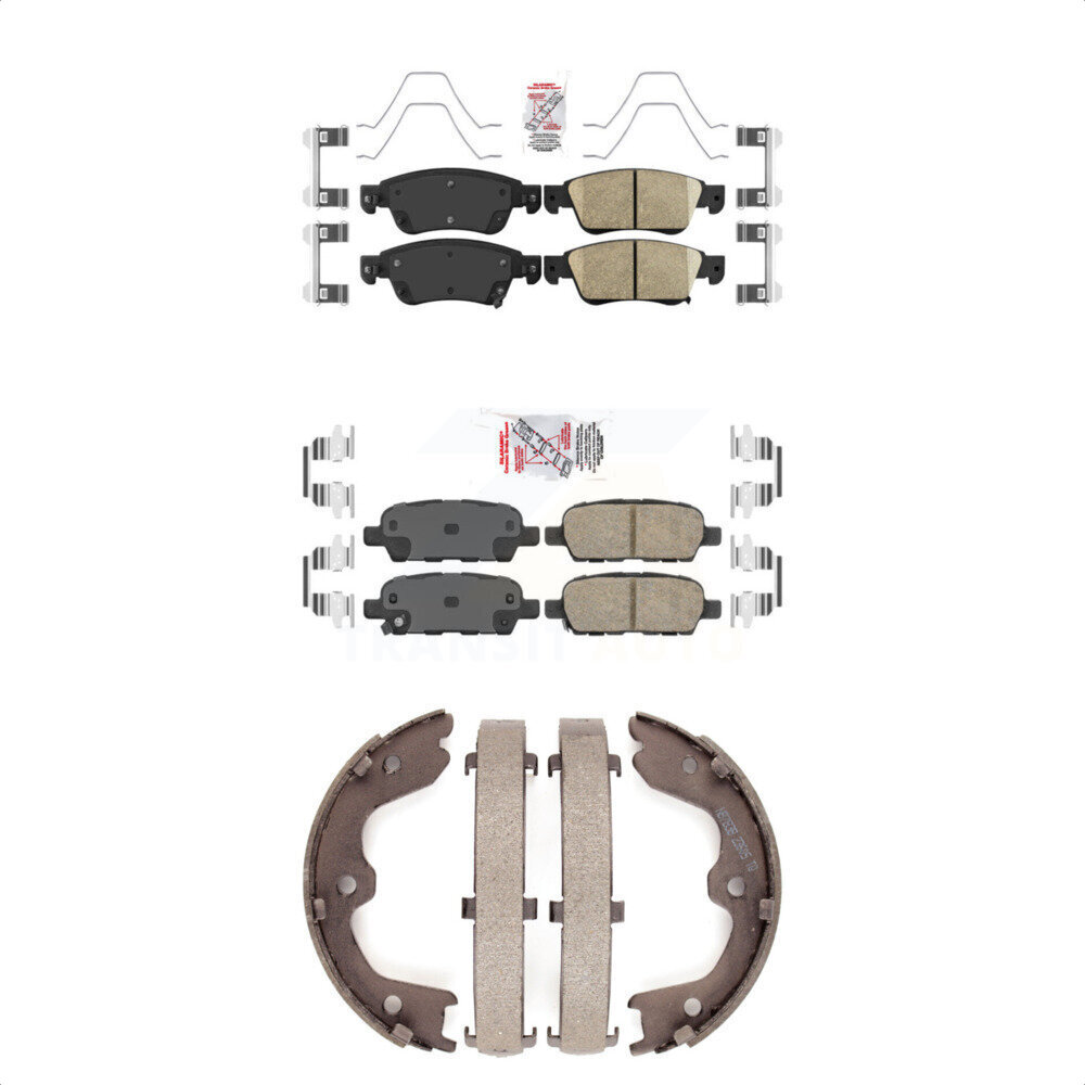 Transit Auto - KNN-100309 - Front and Rear Disc Brake Pad Kits