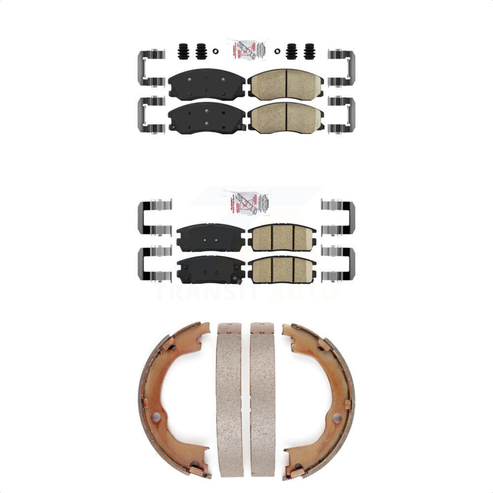 Transit Auto - KNN-100335 - Front and Rear Disc Brake Pad Kits