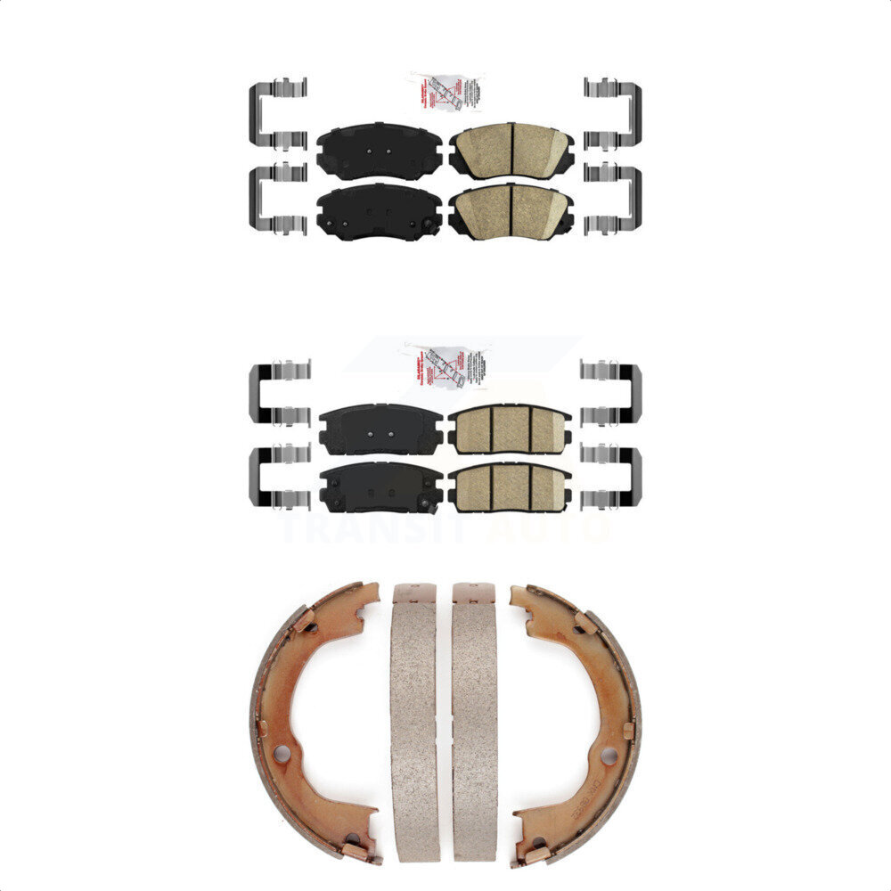 Transit Auto - KNN-100338 - Front and Rear Disc Brake Pad Kits