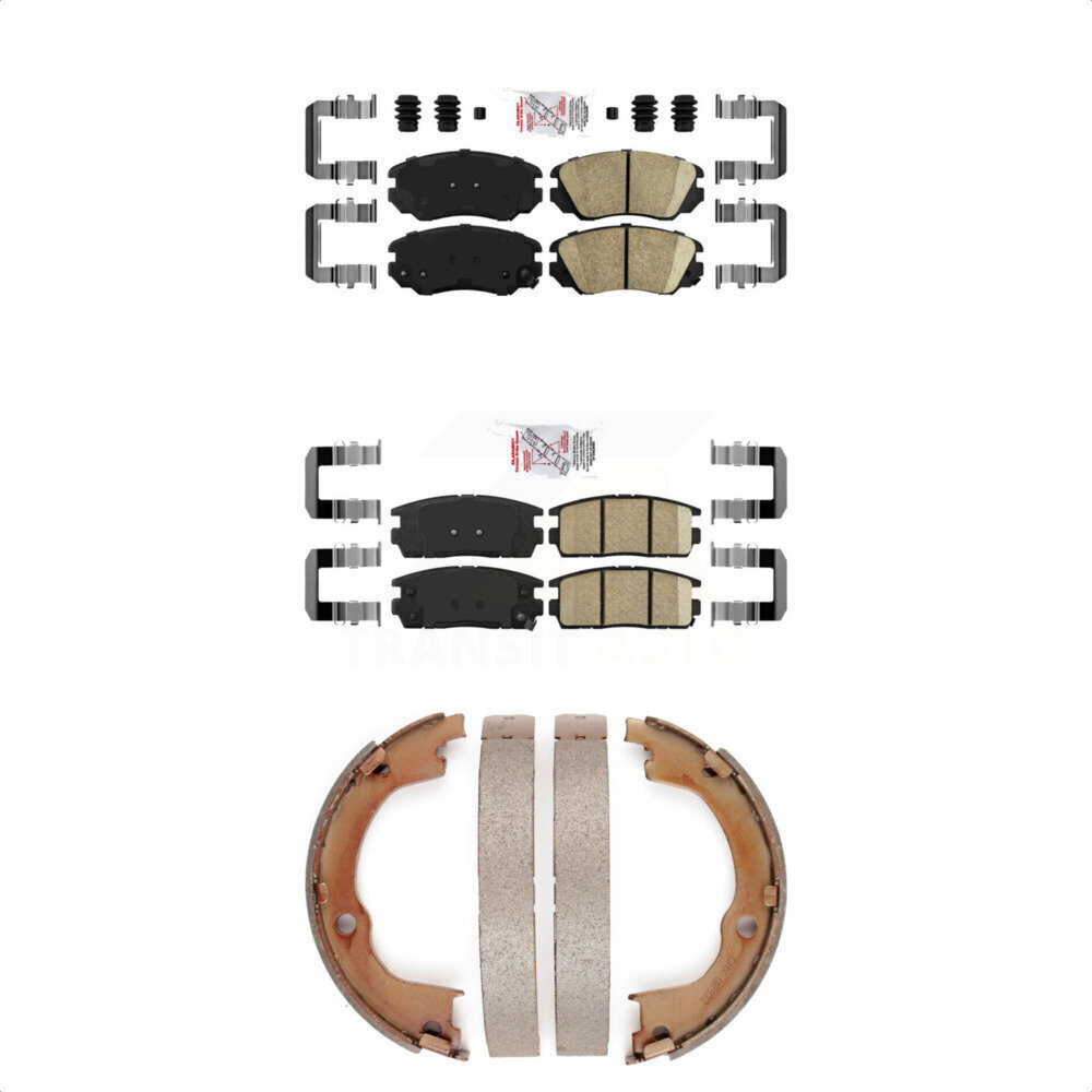 Transit Auto - KNN-100339 - Front and Rear Disc Brake Pad Kits