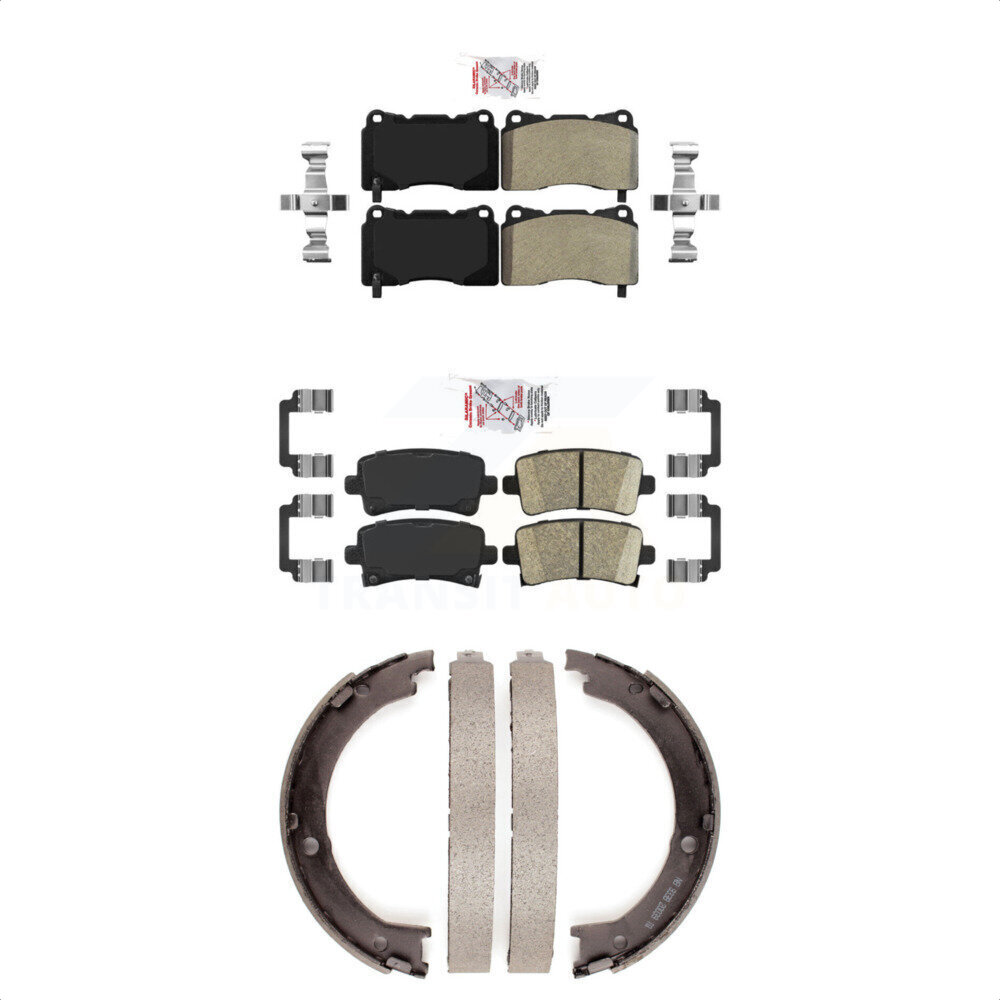 Transit Auto - KNN-100340 - Front and Rear Disc Brake Pad Kits