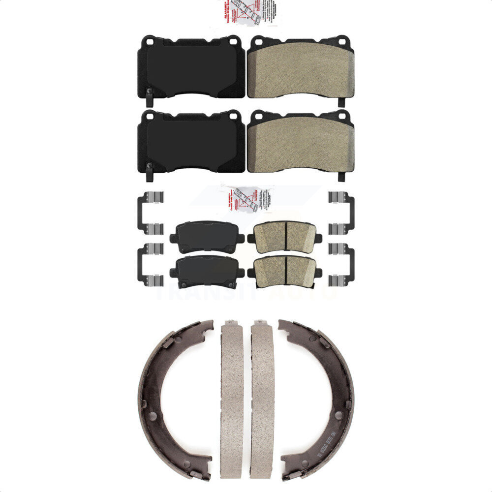 Transit Auto - KNN-100341 - Front and Rear Disc Brake Pad Kits
