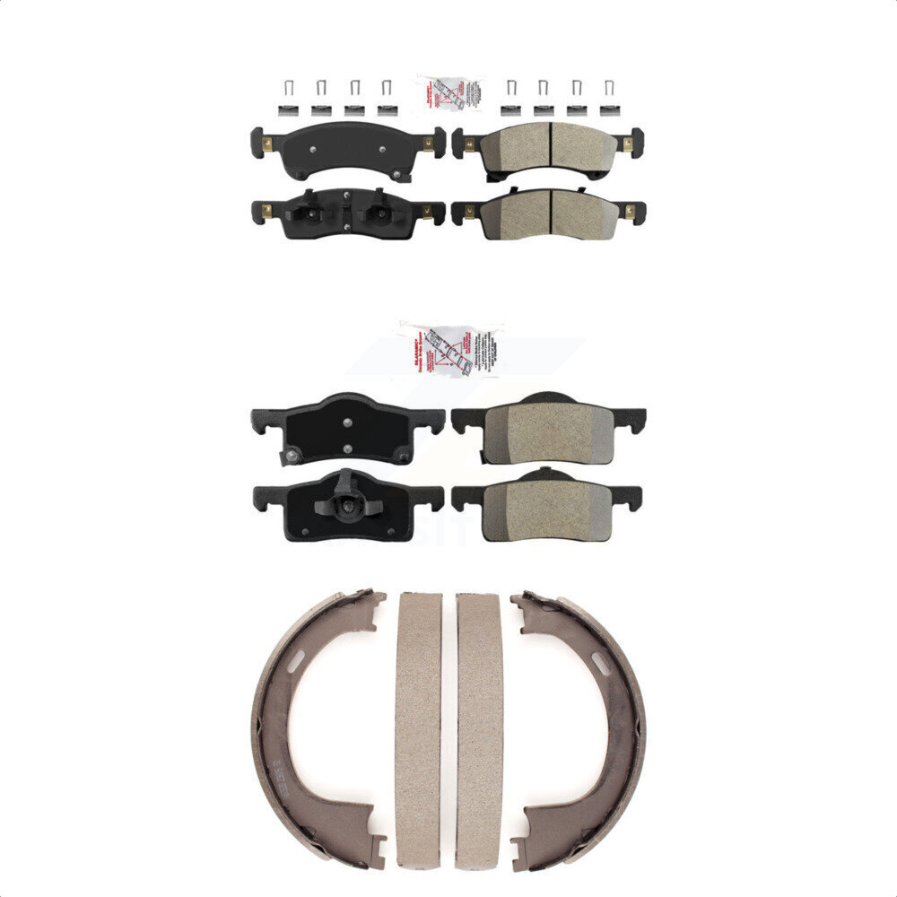 Transit Auto KNN-100360 Disc Brake Pad for 2002 Ford Expedition - Front and Rear
