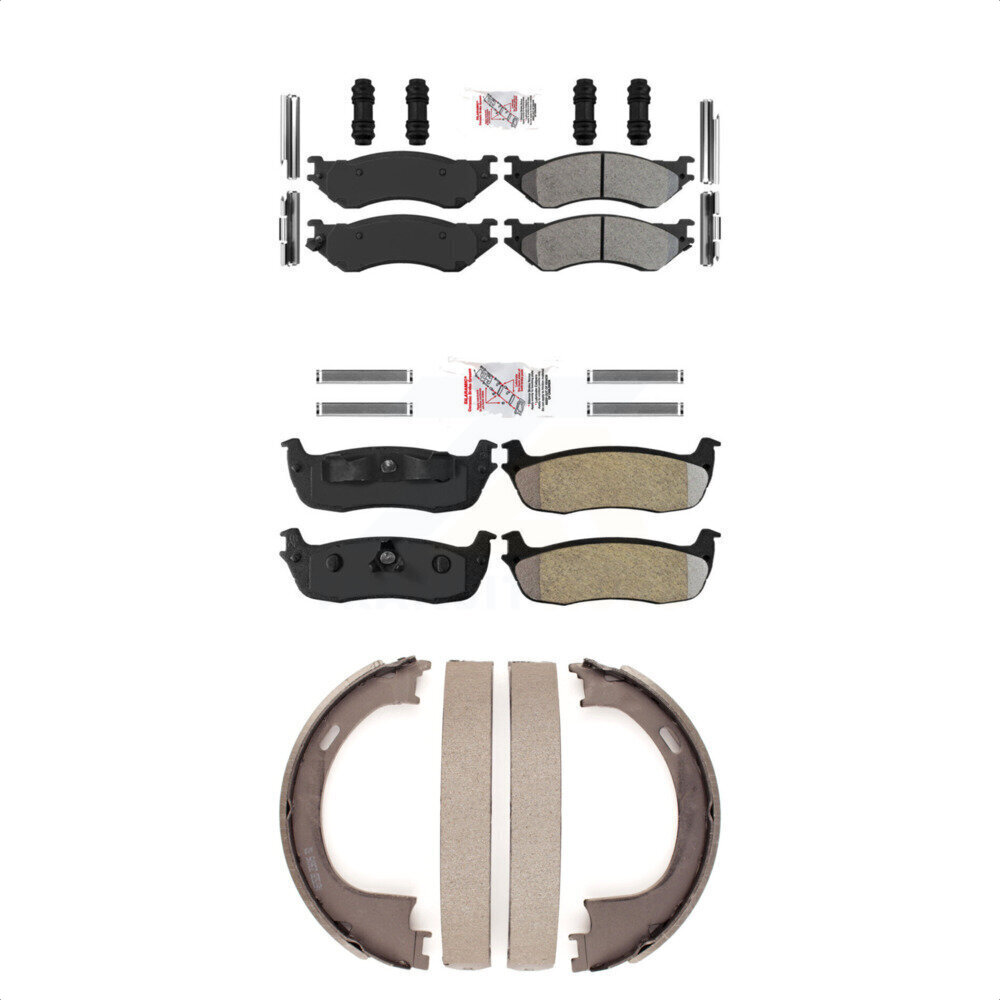 Transit Auto - KNN-100361 - Front and Rear Disc Brake Pad Kits