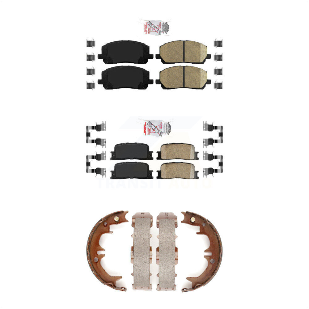 Transit Auto - KNN-100371 - Front and Rear Disc Brake Pad Kits