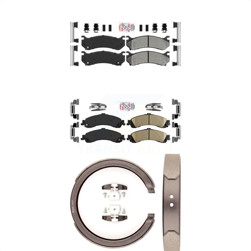 Transit Auto - KNN-100382 - Front and Rear Disc Brake Pad Kits