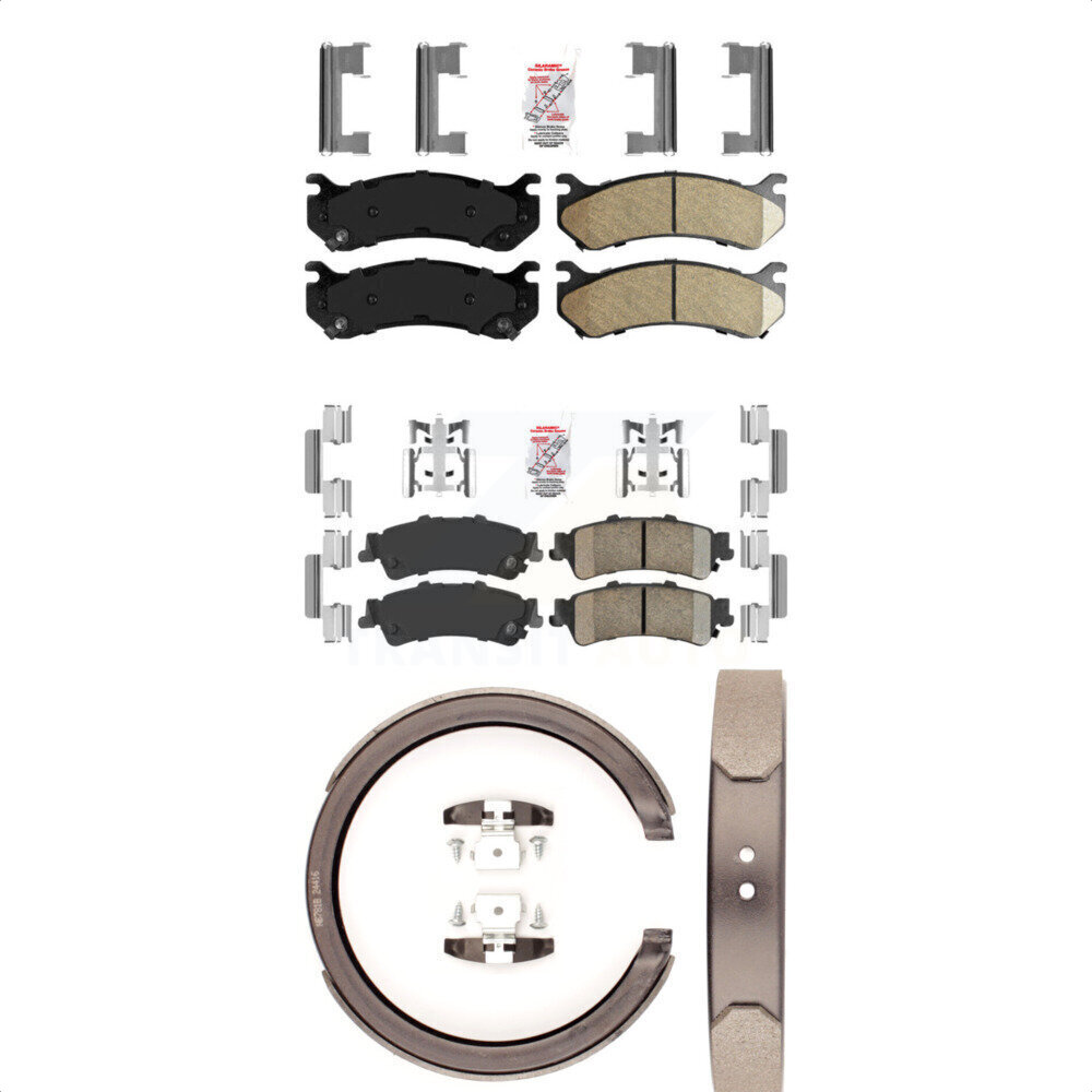 Transit Auto - KNN-100387 - Front and Rear Disc Brake Pad Kits