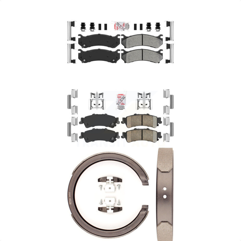 Transit Auto - KNN-100388 - Front and Rear Disc Brake Pad Kits