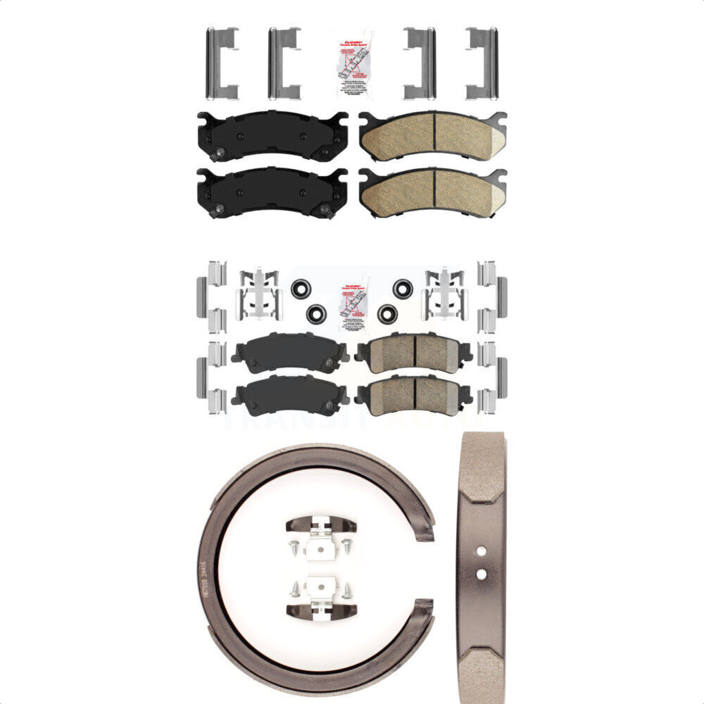 Transit Auto Front Rear Ceramic Disc Brake Pads Kit KNN-100389