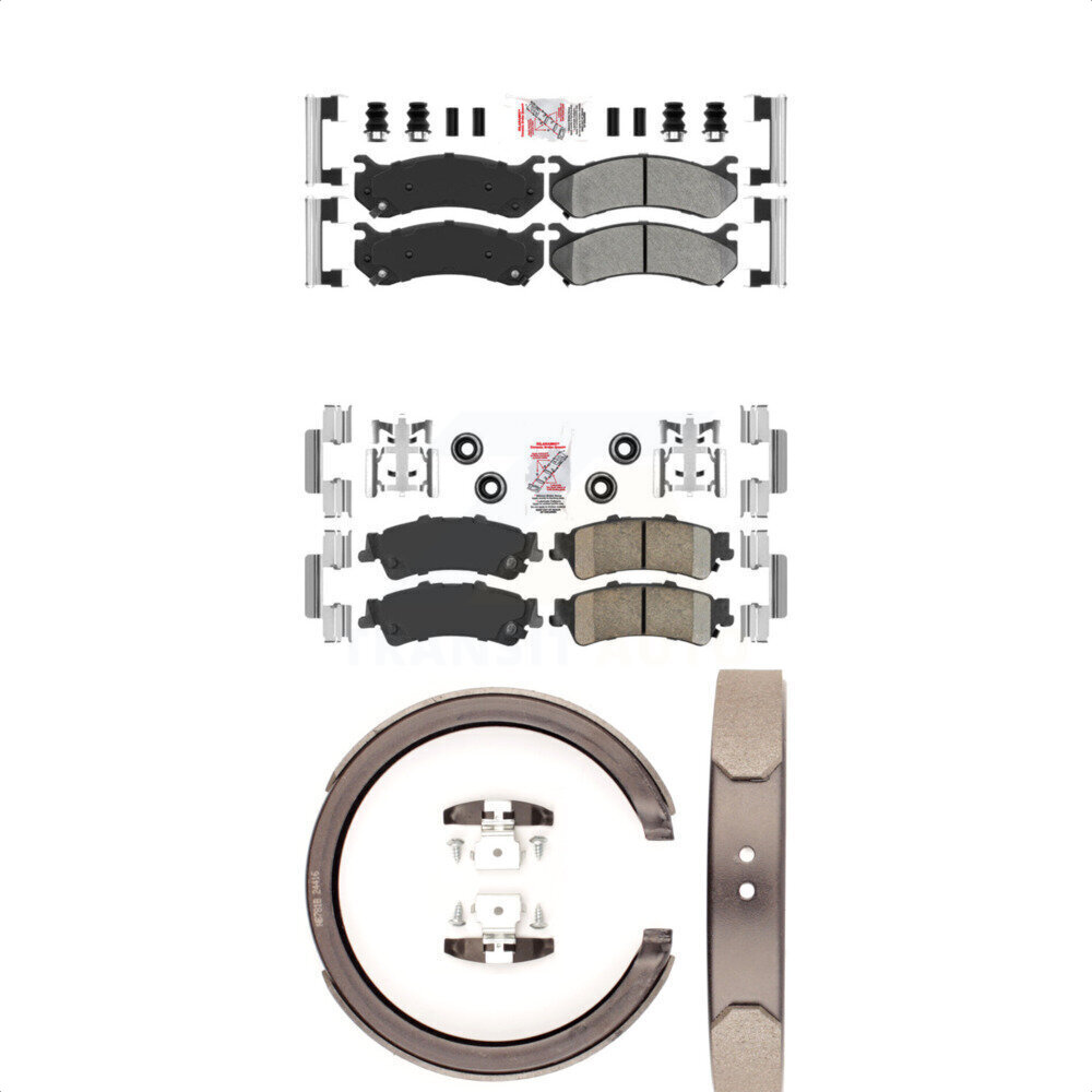 Transit Auto - KNN-100390 - Front and Rear Disc Brake Pad Kits
