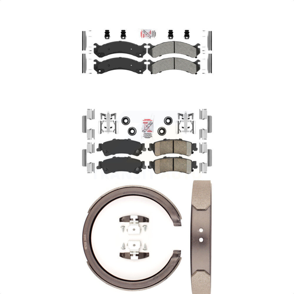 Transit Auto - KNN-100424 - Front and Rear Disc Brake Pad Kits