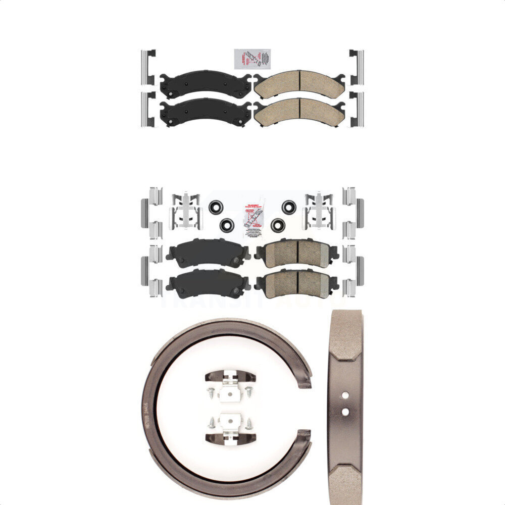 Transit Auto - KNN-100425 - Front and Rear Disc Brake Pad Kits