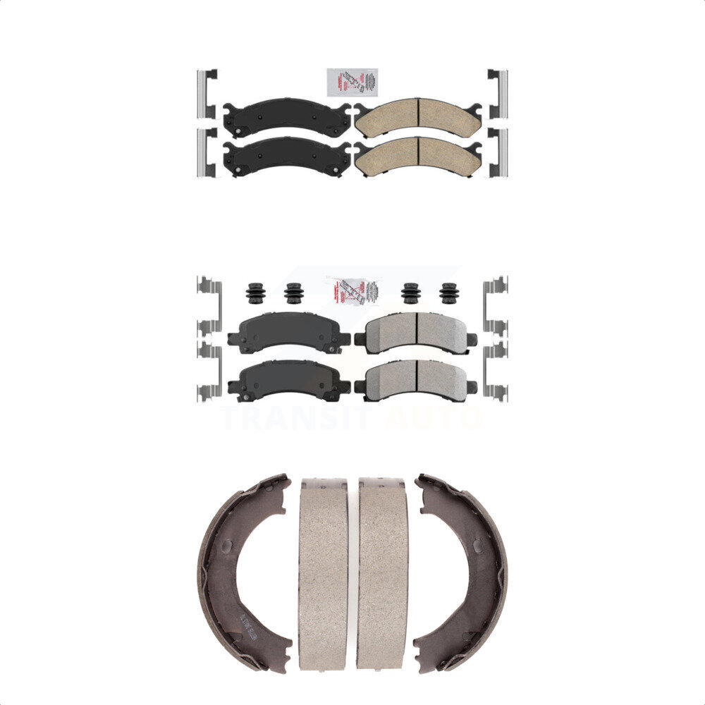 Transit Auto - KNN-100431 - Front and Rear Disc Brake Pad Kits