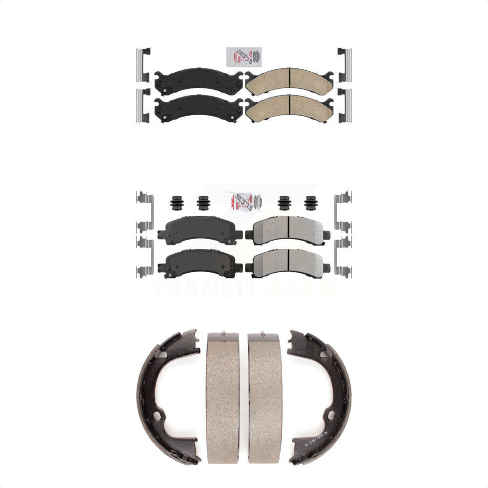 Transit Auto - KNN-100437 - Front and Rear Disc Brake Pad Kits