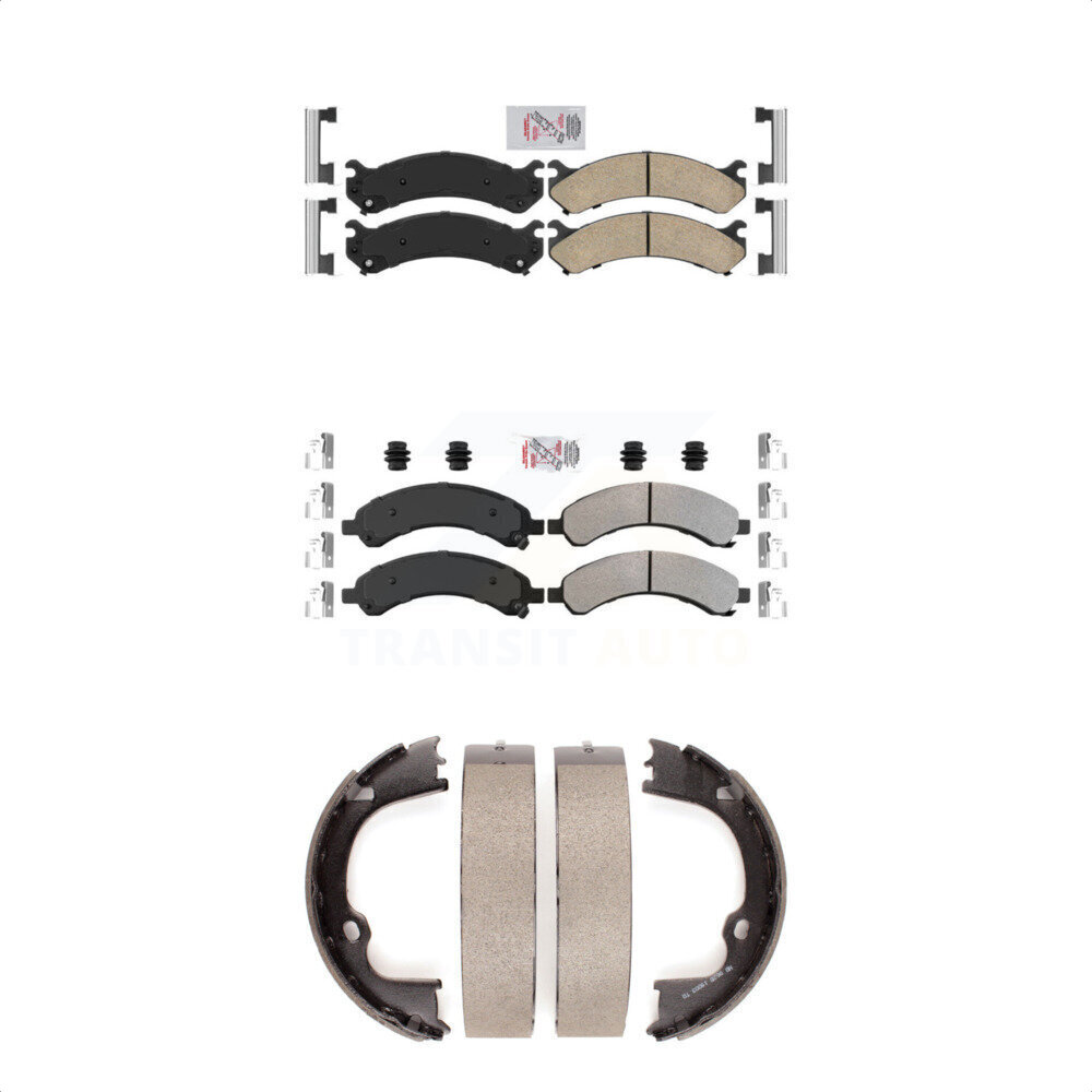 Transit Auto KNN-100439 Disc Brake Pad for 2008 GMC Savana 3500 - Front and Rear