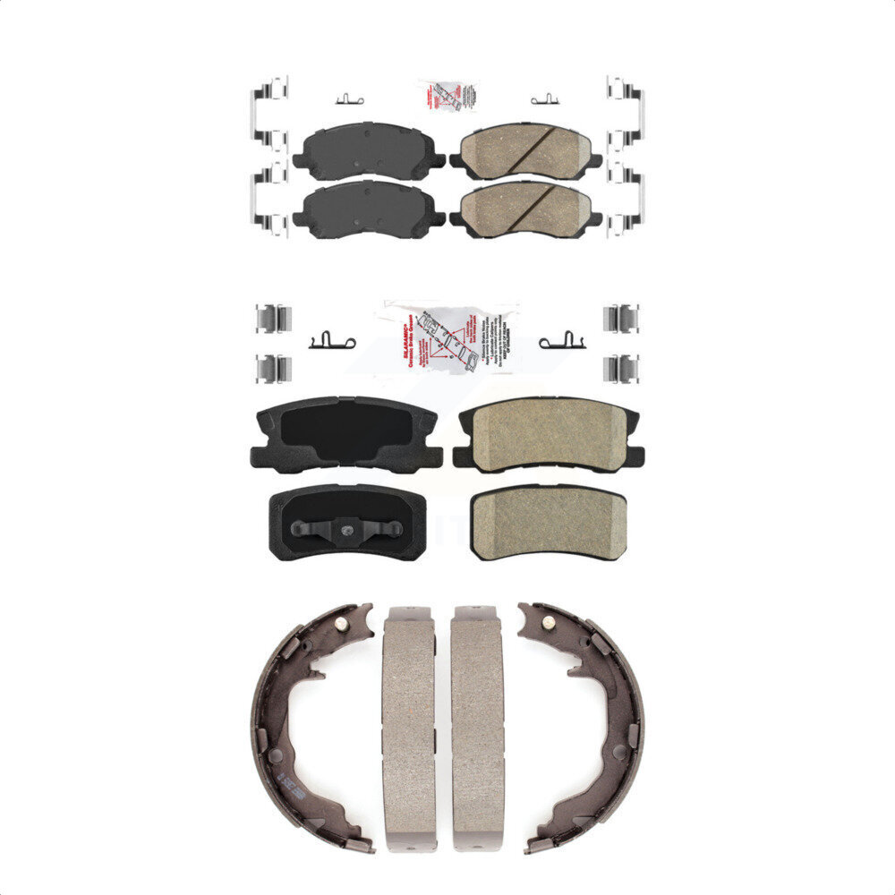 Transit Auto - KNN-100445 - Front and Rear Disc Brake Pad Kits
