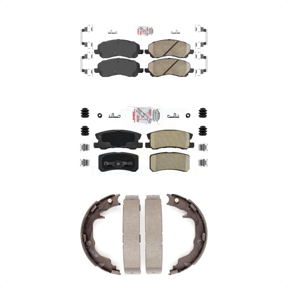 Transit Auto - KNN-100447 - Front and Rear Disc Brake Pad Kits