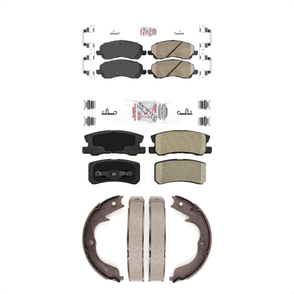 Transit Auto - KNN-100453 - Front and Rear Disc Brake Pad Kits