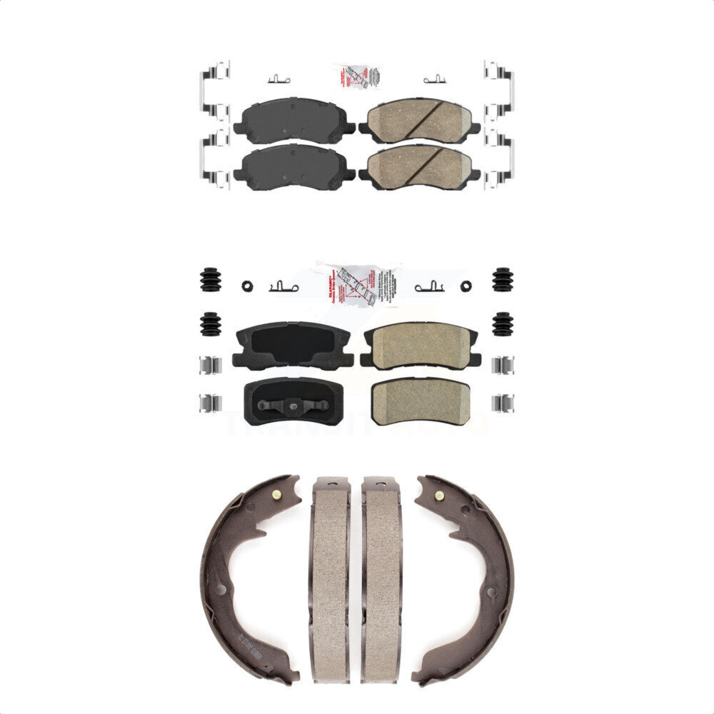 Transit Auto - KNN-100455 - Front and Rear Disc Brake Pad Kits