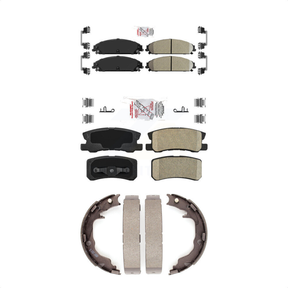 Transit Auto - KNN-100458 - Front and Rear Disc Brake Pad Kits