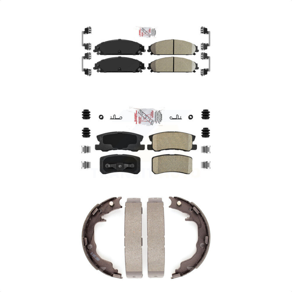 Transit Auto - KNN-100460 - Front and Rear Disc Brake Pad Kits