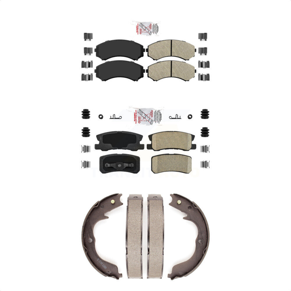 Transit Auto - KNN-100463 - Front and Rear Disc Brake Pad Kits