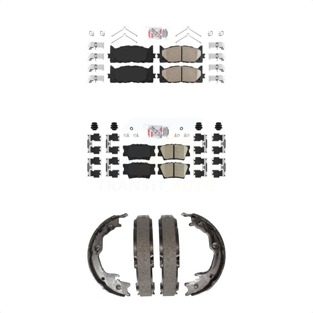 Transit Auto - KNN-100481 - Front and Rear Disc Brake Pad Kits