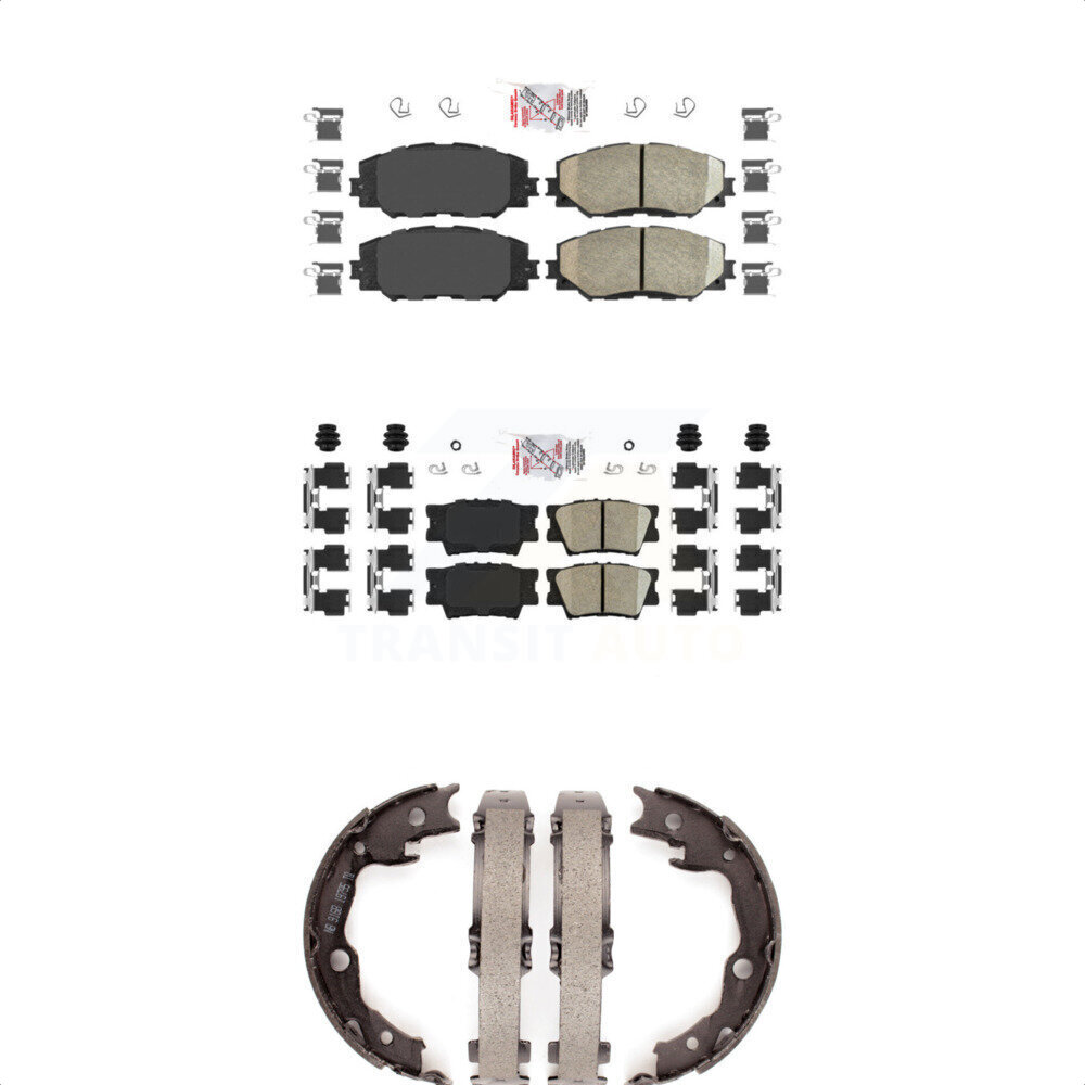 Transit Auto - KNN-100485 - Front and Rear Disc Brake Pad Kits