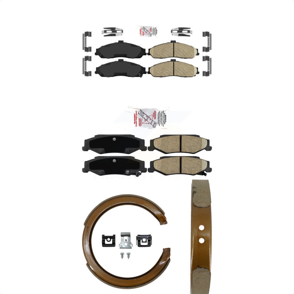 Transit Auto - KNN-100513 - Front and Rear Disc Brake Pad Kits