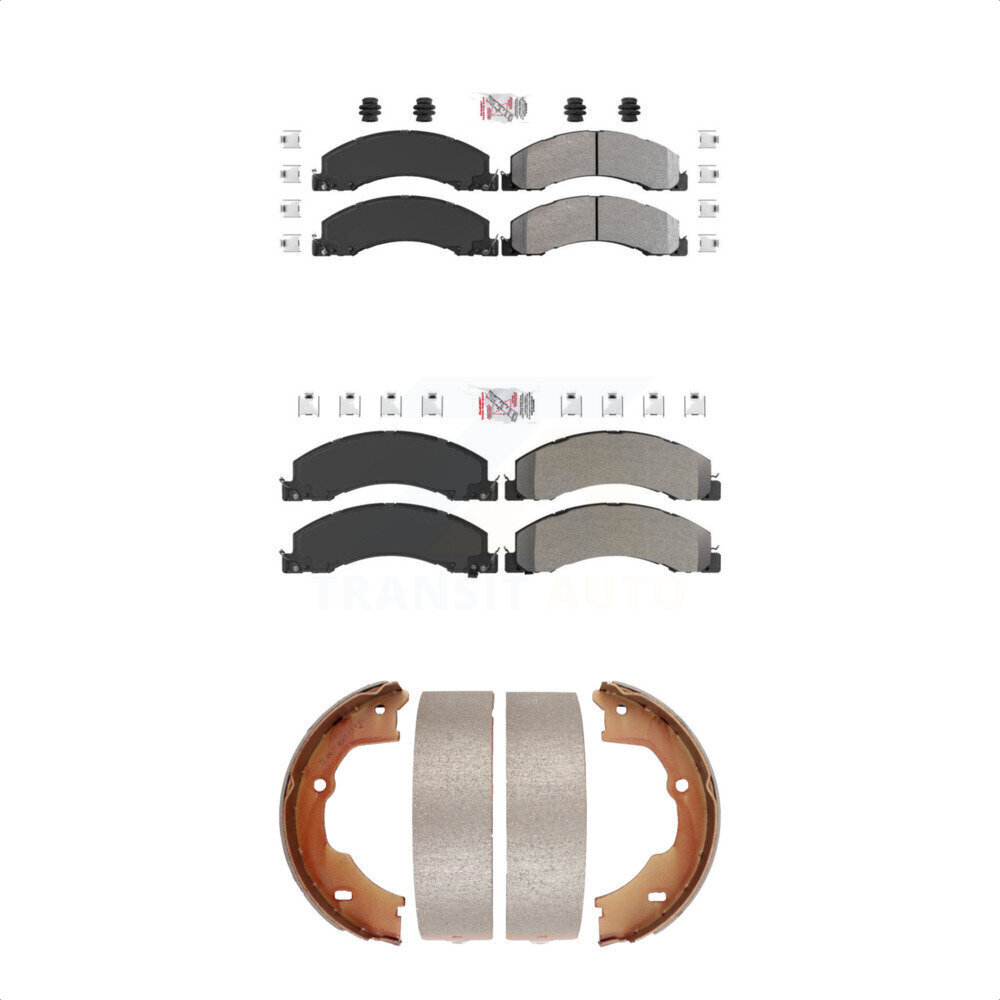 Transit Auto - KNN-100517 - Front and Rear Disc Brake Pad Kits