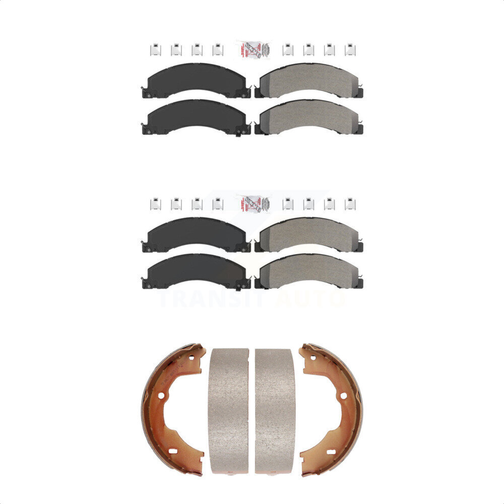 Transit Auto - KNN-100518 - Front and Rear Disc Brake Pad Kits