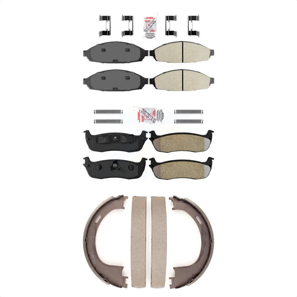 Transit Auto - KNN-100519 - Front and Rear Disc Brake Pad Kits
