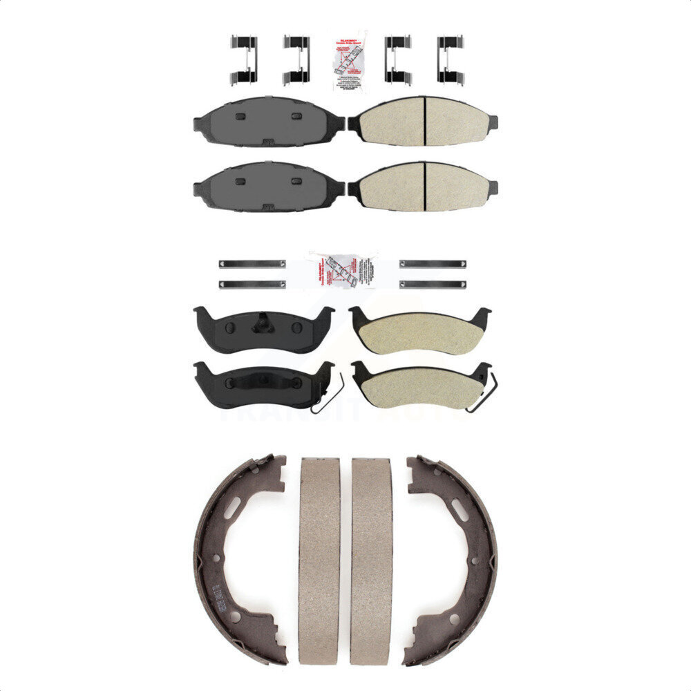 Transit Auto - KNN-100520 - Front and Rear Disc Brake Pad Kits