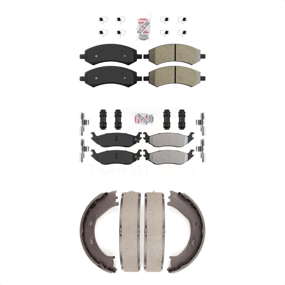 Transit Auto - KNN-100537 - Front and Rear Disc Brake Pad Kits