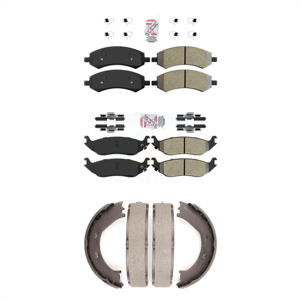 Transit Auto - KNN-100541 - Front and Rear Disc Brake Pad Kits
