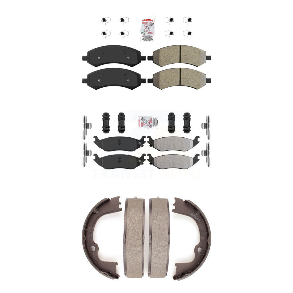 Transit Auto - KNN-100545 - Front and Rear Disc Brake Pad Kits