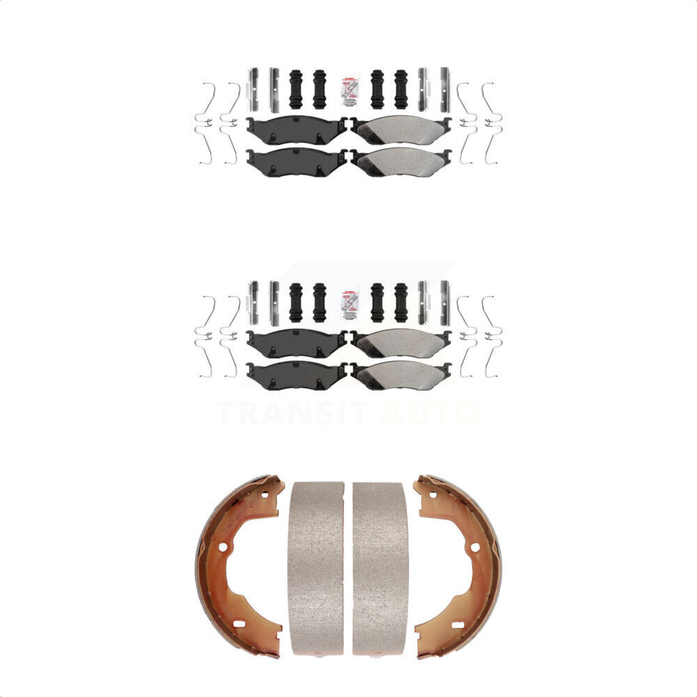 Transit Auto - KNN-100564 - Front and Rear Disc Brake Pad Kits