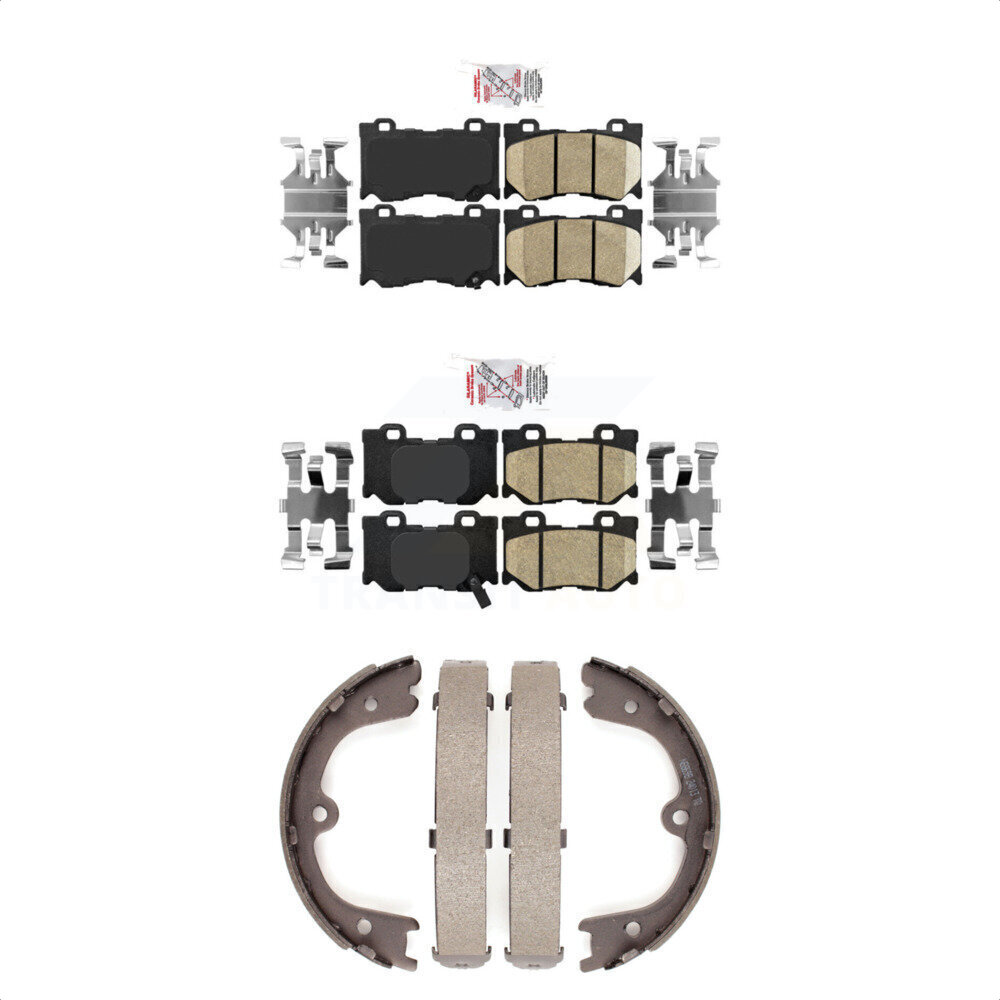 Transit Auto - KNN-100573 - Front and Rear Disc Brake Pad Kits