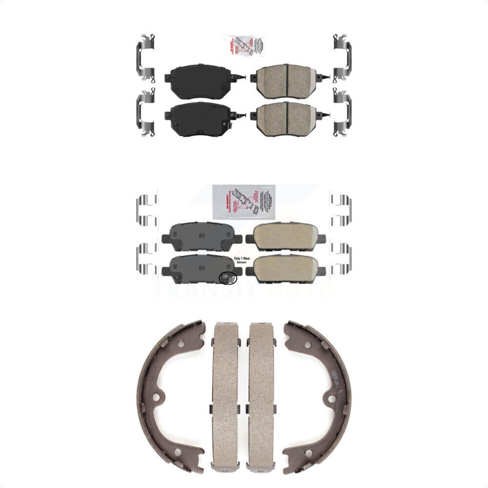 Transit Auto - KNN-100606 - Front and Rear Disc Brake Pad Kits