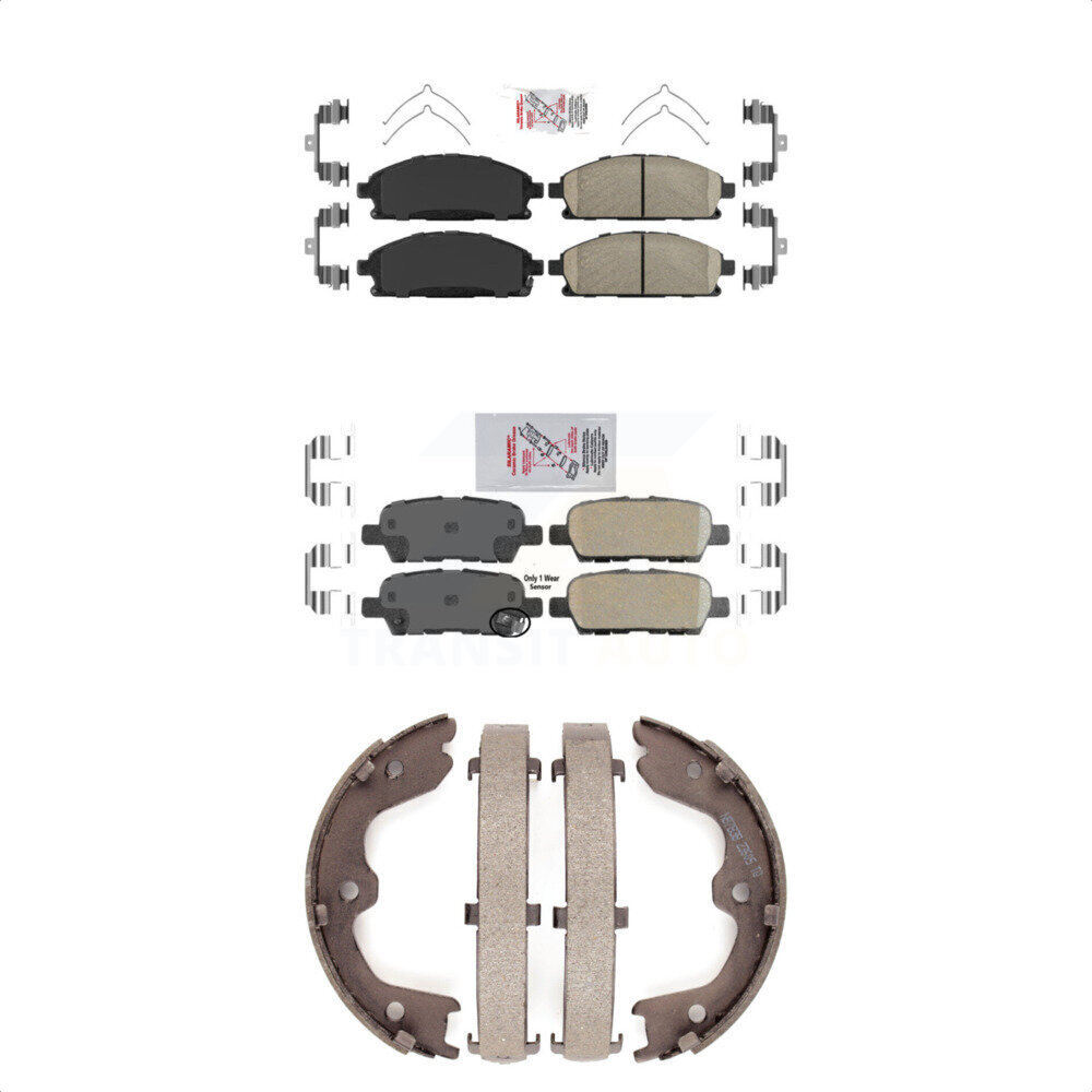 Transit Auto - KNN-100612 - Front and Rear Disc Brake Pad Kits