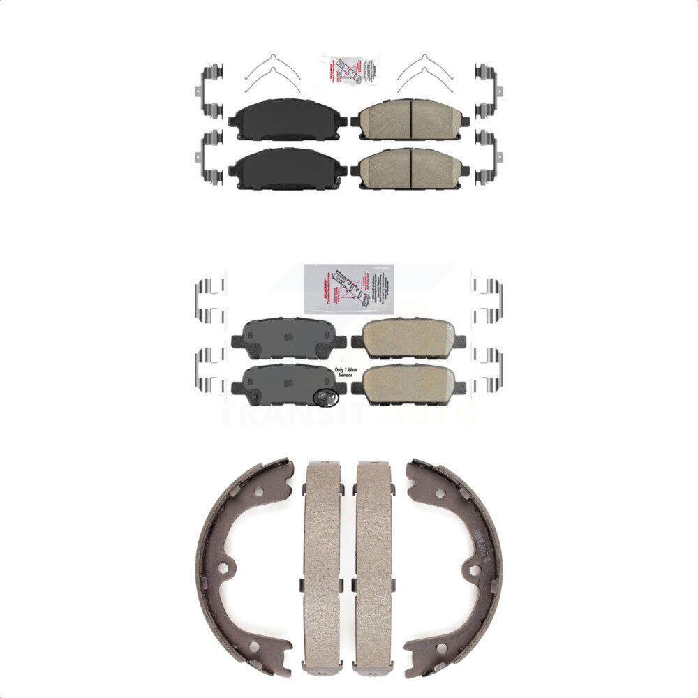 Transit Auto - KNN-100616 - Front and Rear Disc Brake Pad Kits