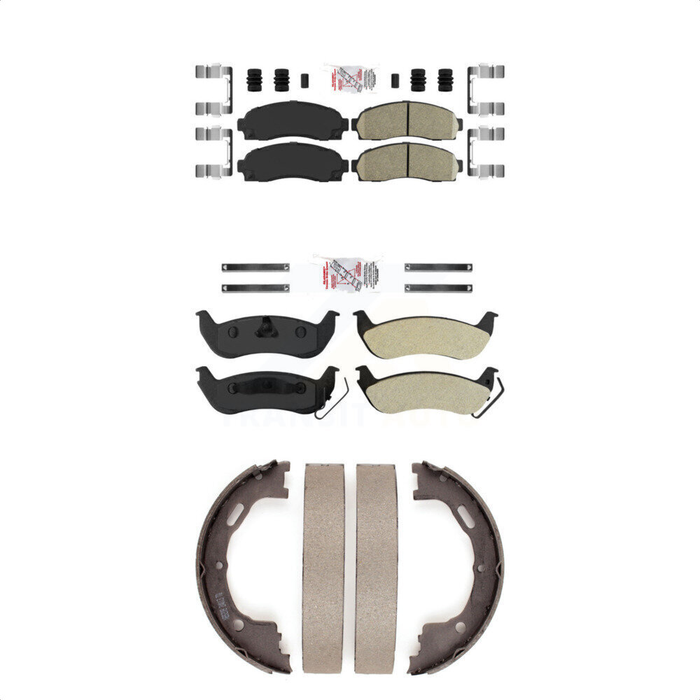 Transit Auto - KNN-100621 - Front and Rear Disc Brake Pad Kits